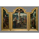 The Crucifixion with Mary Magdalen at the foot of the cross (Oil painting)