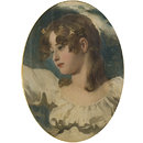 Innocence: head of a young girl (Oil painting)