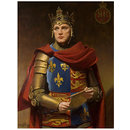 Richard Burton as Henry V (Oil painting)