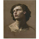 Head of a man looking upwards and sideways (Oil painting) Head of a man looking upwards and sideways (Oil painting)