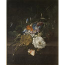 A still-life with a spray of flowers (Oil painting) A still-life with a spray of flowers (Oil painting)
