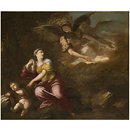 Hagar and Ishmael in the Wilderness (Genesis 21.17) (Oil painting)