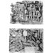 Painted panel - Luna and Mercury (plaster panel from Stodmarsh Court, Kent)