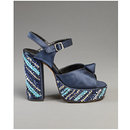 Pair of evening sandals