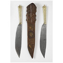 Pair of knives in case