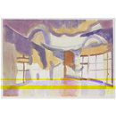 Gouache drawing - Palazzo Ca' d'Oro, interior