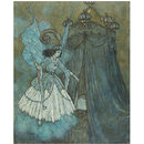 Illustration to 'Beauty and the Beast'; She found herself face to face with a stately and beautiful lady (Watercolour) Illustration to 'Beauty and the Beast'; She found herself face to face with a stately and beautiful lady (Watercolour)