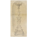 Page from album of drawings; Receuills de Differents Ornemants Trophés et vases de Different Maitres (Drawing)