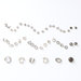 Elements of a filigree button
