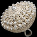 Elements of a filigree button
