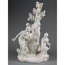 The Three Graces distressing Cupid (Figure group)