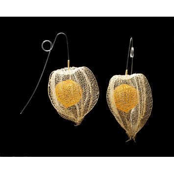 Earrings - Physalis