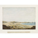 Watercolour - Town & Harbor of Cosire Red Sea