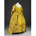 Sack-back gown and petticoat