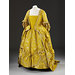 Sack-back gown and petticoat