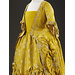 Sack-back gown and petticoat
