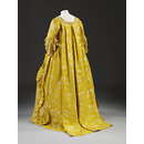 Sack-back gown and petticoat