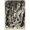 Shadows in a winter wood (Print) Shadows in a winter wood (Print)