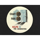 Exact fare helps the conductor (Poster)
