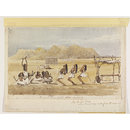The death Dance of the Upper Nubians (Drawing)