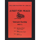 A Fast For Peace (Poster)