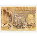 Watercolour - Interior of a Turkish Caffinet, Constantinople; Interior of a Turkish Coffee House, Constantinople Watercolour - Interior of a Turkish Caffinet, Constantinople; Interior of a Turkish Coffee House, Constantinople