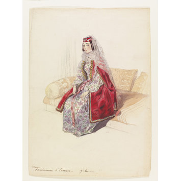 Watercolour - Dame Arménienne dErivan; Armenian lady from Yerevan Watercolour - Dame Arménienne dErivan; Armenian lady from Yerevan