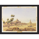 Tomb of Zobeida wife of Haroon ool Rashid in distance; View of Baghdad (Watercolour)