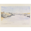 First Cataract of the Nile, looking south (Watercolour)