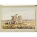 Ancient Armenian Church at Varzahan (Watercolour)