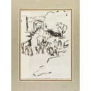 Street Scene in Tangier (Drawing) Street Scene in Tangier (Drawing)