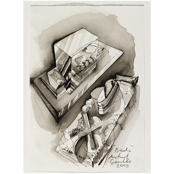 Drawing - Beds Drawing - Beds