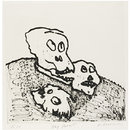 Untitled; Faces (Print) Untitled; Faces (Print)
