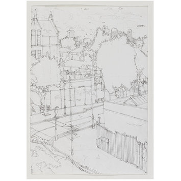 Drawing - Rotherfield Street, Autumn