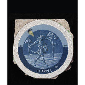 Roundel - October; The Labours of the Months