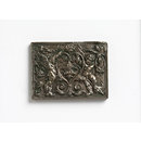Silvered bronze plaquette depicting two cupids - Two Cupids Silvered bronze plaquette depicting two cupids - Two Cupids