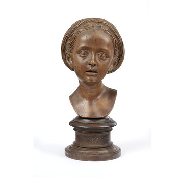 Relief - Bust of a young woman Relief - Bust of a young woman