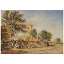 Watercolour - Handsworth Old Church Watercolour - Handsworth Old Church