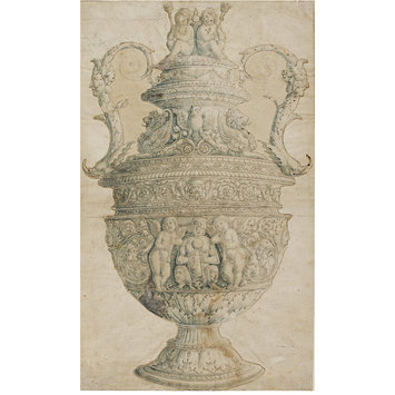 Design - Design for a two-handled urn Design - Design for a two-handled urn
