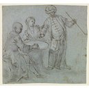 Three figures in a Turkish coffee-house (Drawing) Three figures in a Turkish coffee-house (Drawing)