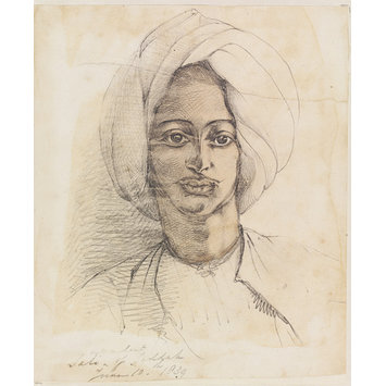 Watercolour - Sali a merchant of Jeddah Watercolour - Sali a merchant of Jeddah