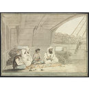 A Scene on board His Majesty's Ship Swiftsure. off Alexandria in Egypt - Sepr. 10th 1798 (Watercolour) A Scene on board His Majesty's Ship Swiftsure. off Alexandria in Egypt - Sepr. 10th 1798 (Watercolour)
