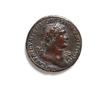 Coin (sestertius) - Coin of Trajan