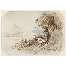 Artist sketching (Drawing)