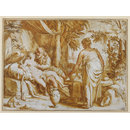 Lot and his Daughters (Drawing)