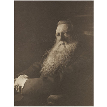 Photograph - John Ruskin; Portraits of many persons of note photographed by Frederick Hollyer Photograph - John Ruskin; Portraits of many persons of note photographed by Frederick Hollyer