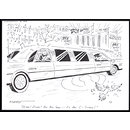 Drawing - "Driver! Driver! Not this lane - it's for C-listers!"
