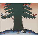 Drawing - The Tree with Animals; The Story Of A Tree