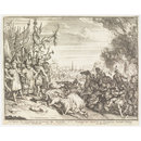 Huldiging der Hongaren en Tyrannie der Rebellen Turken Tartaren, Hommage des Hunarois et Tirannie des Rebelles Turcqs et Tartares  (Etching)