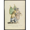 Habit of Moorish Pilgrims returning from Mecca, in 1586 (Etching)